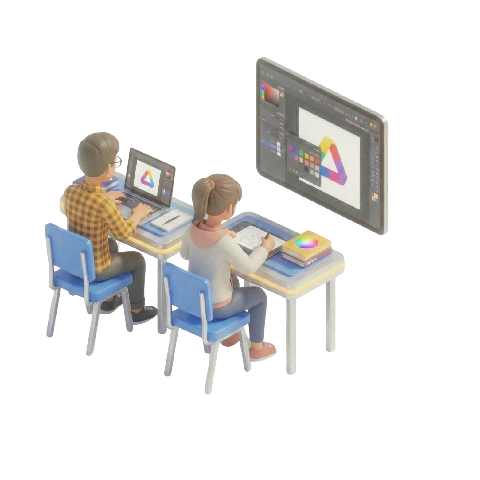 D-AIスクールで学ぶ男性